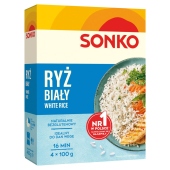 Sonko Ryż biały 400 g (4 x 100 g)