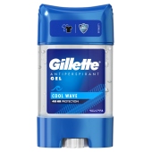 Gillette Cool Wave Przezroczysty żel dla mężczyzn, antyperspirant i dezodorant