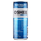Oshee Vitamin Energy Suplement diety napój gazowany o smaku mięta-cytryna 250 ml