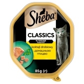Sheba Classics Karma dla dorosłych kotów koktajl drobiowy 85 g