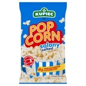 Kupiec Popcorn solony do mikrofalówki 80 g